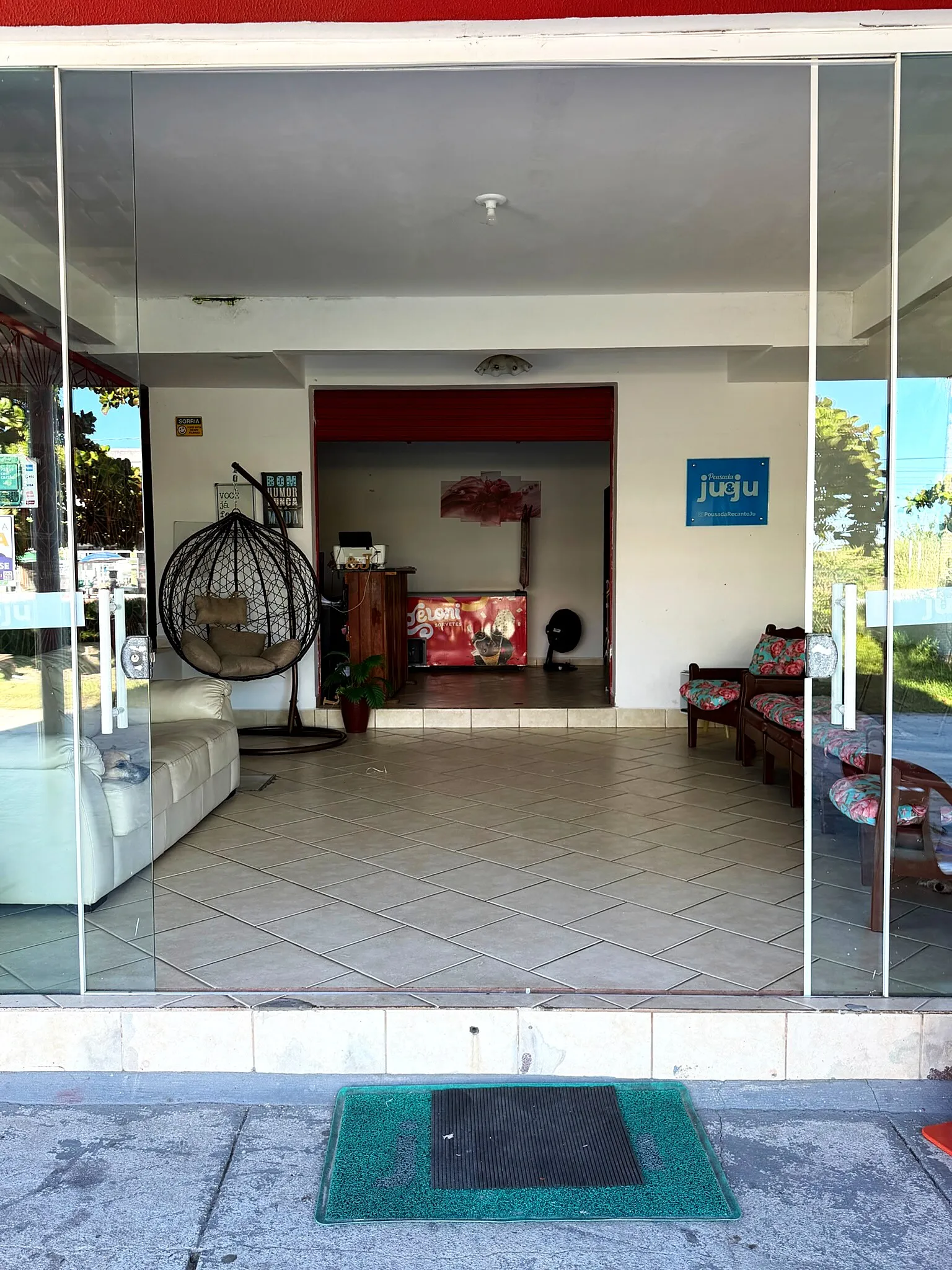 Recepção e área de entrada